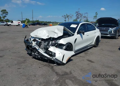 2025 BMW M3 Competition xDrive from USA, damaged, VIN WBS33HJ05SFU96973